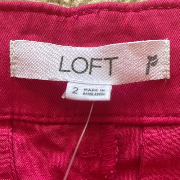 Womens Brand New Loft The Washed Twill Short 4” Shorts - Picture 4 of 6